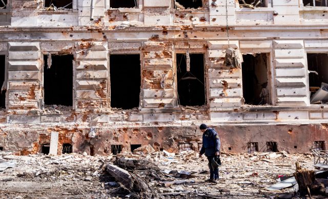 The demolition of Kharkiv