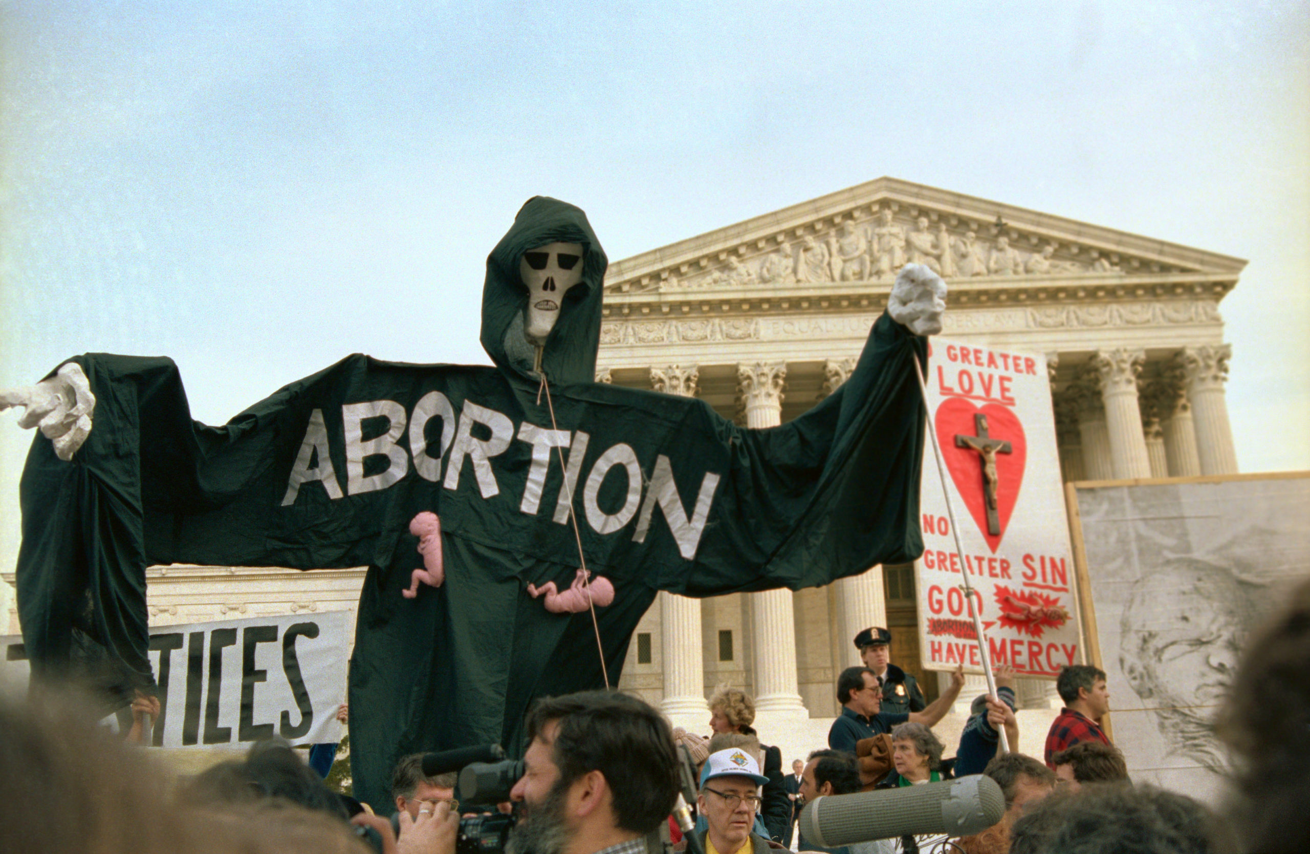 Americans, by and large, do not have extreme views about abortion. Credit: Bettmann/Getty Images