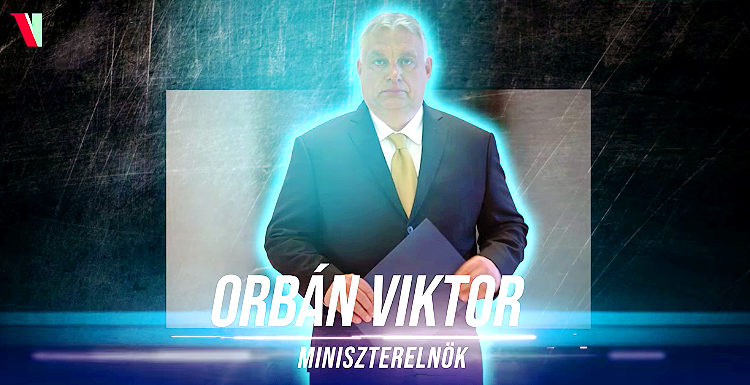 A screengrab from Viktor Orbán's 'Fight Club' video