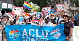 Why did the ACLU push for gender self-ID in prisons?