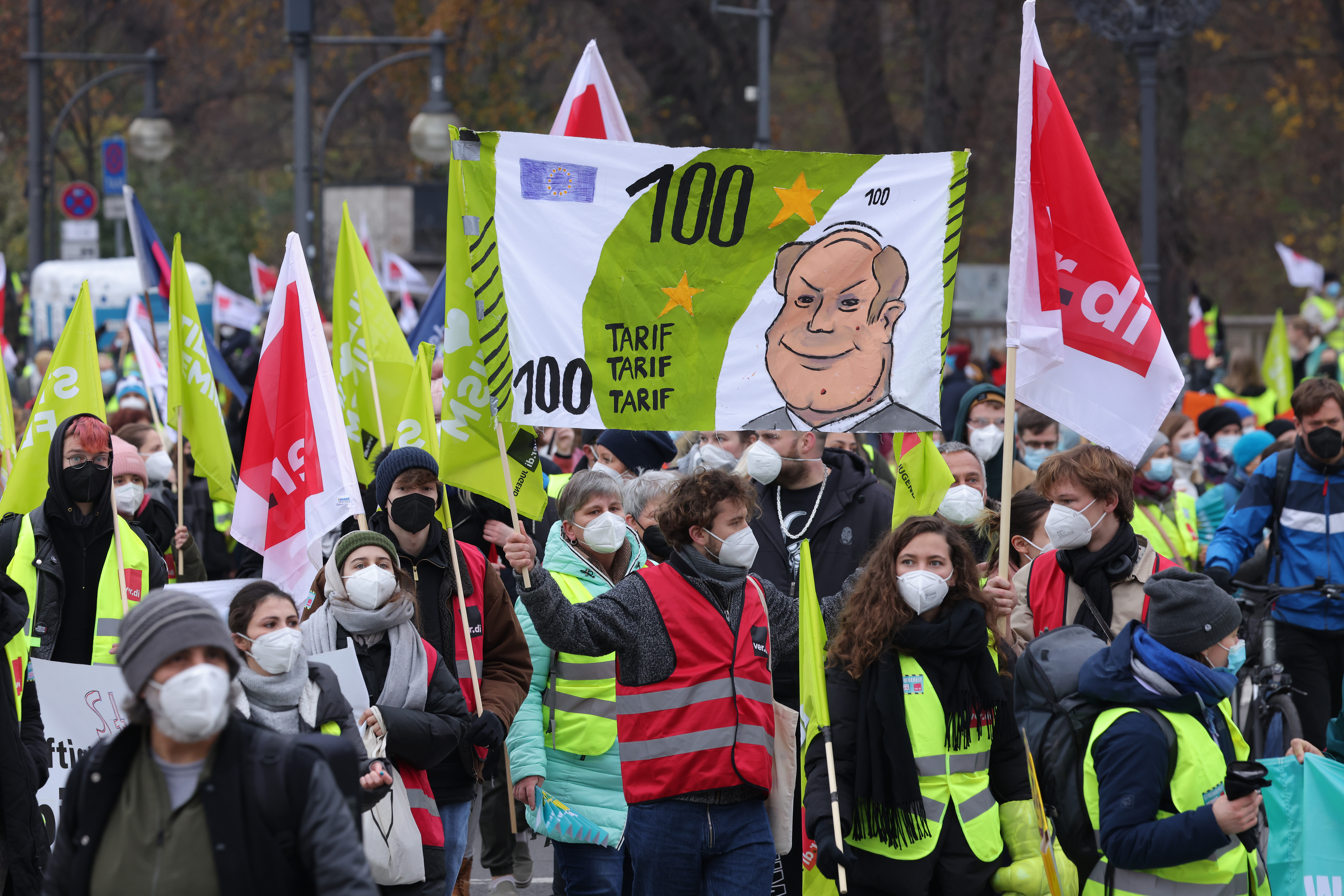 Germany faces more strikes in the months ahead. (Photo by Sean Gallup/Getty Images)