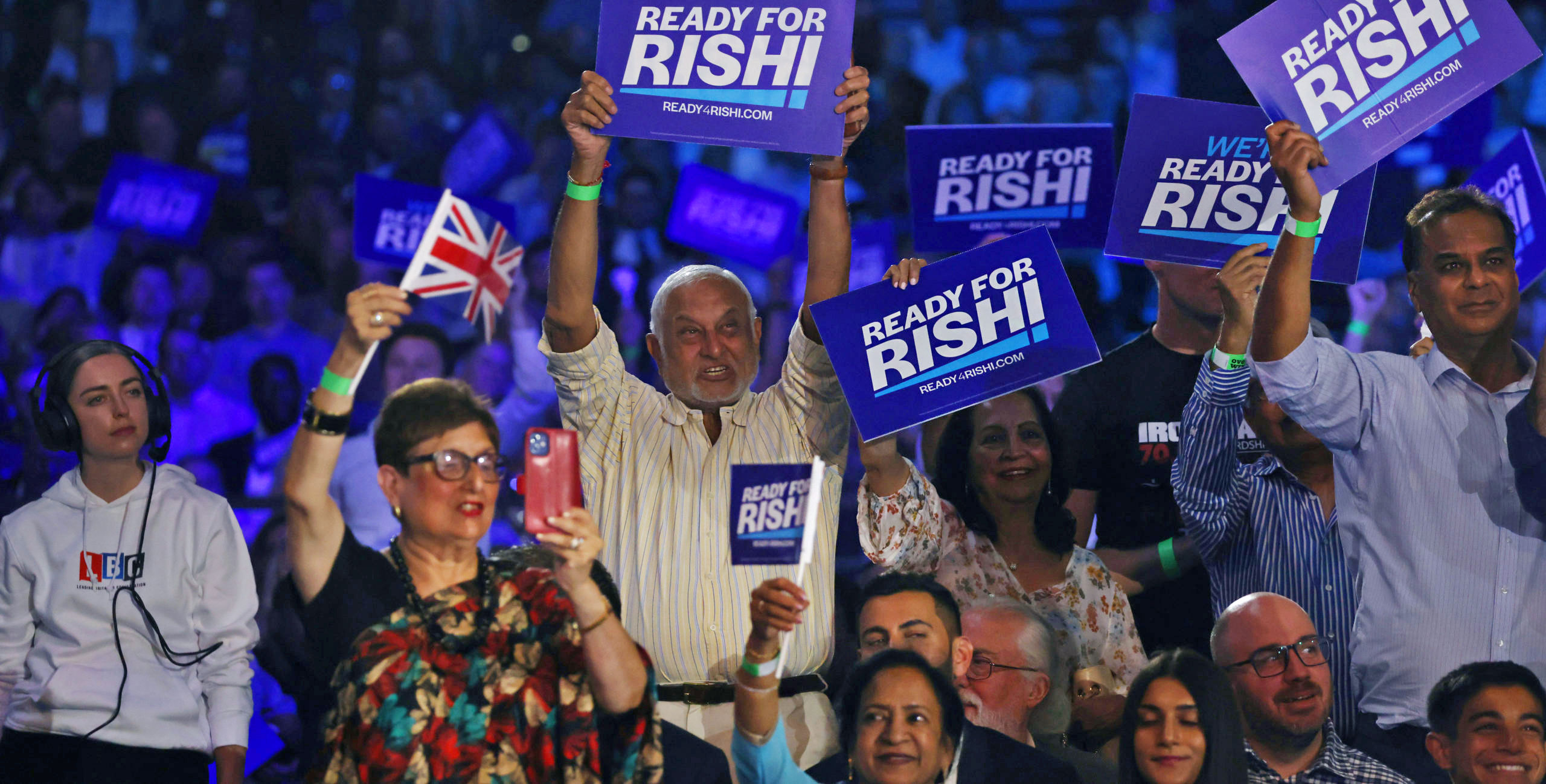 The majority-minority crowd. Credit: Getty