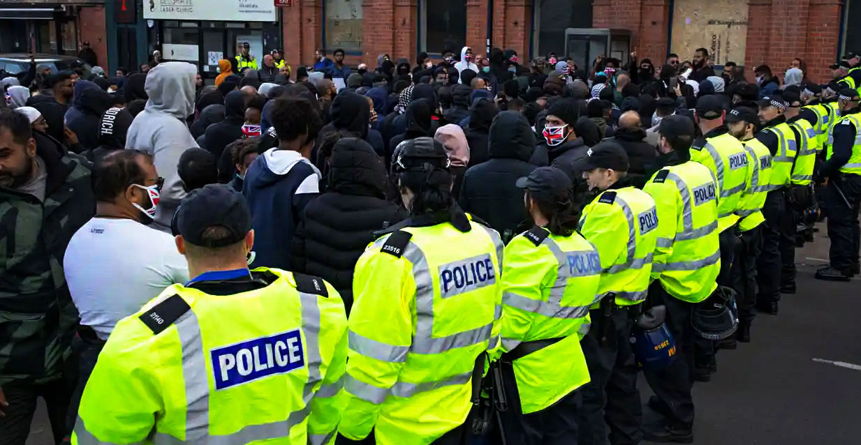 Police in Leicester