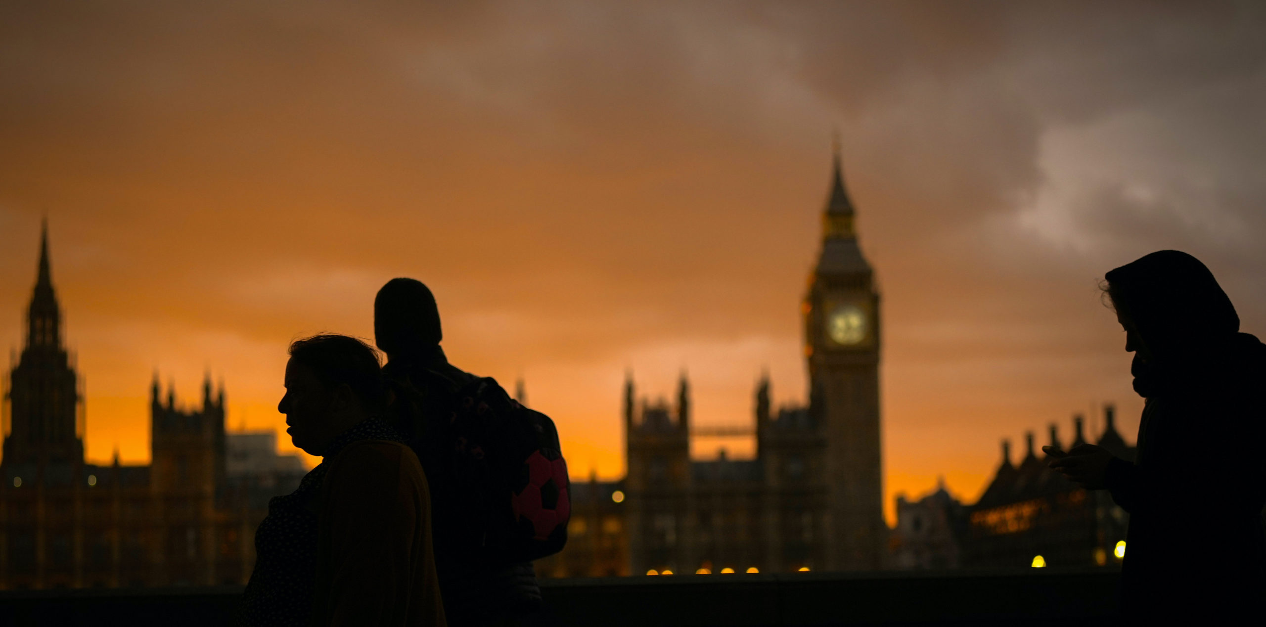 Late-night queuers. Credit: Getty