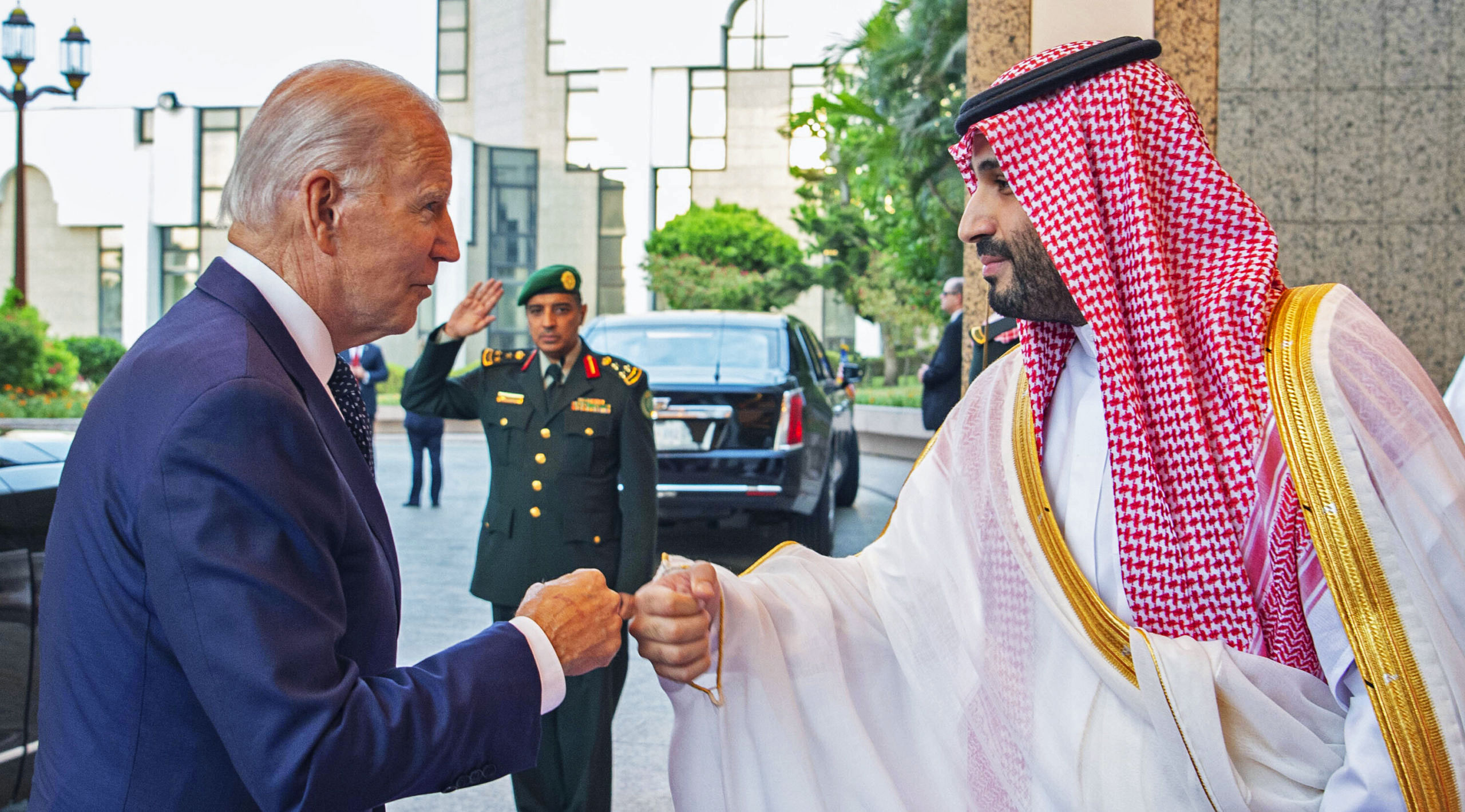 Joe Biden and Mohammed bin-Salman. Credit: Getty