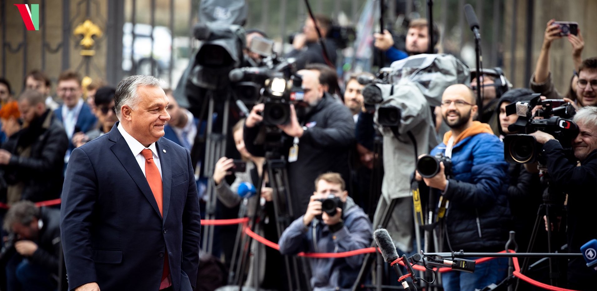 Viktor Orbán tweeted out this picture with the caption: 'Busy day ahead in Berlin with 
@Bundeskanzler. Stay tuned!'