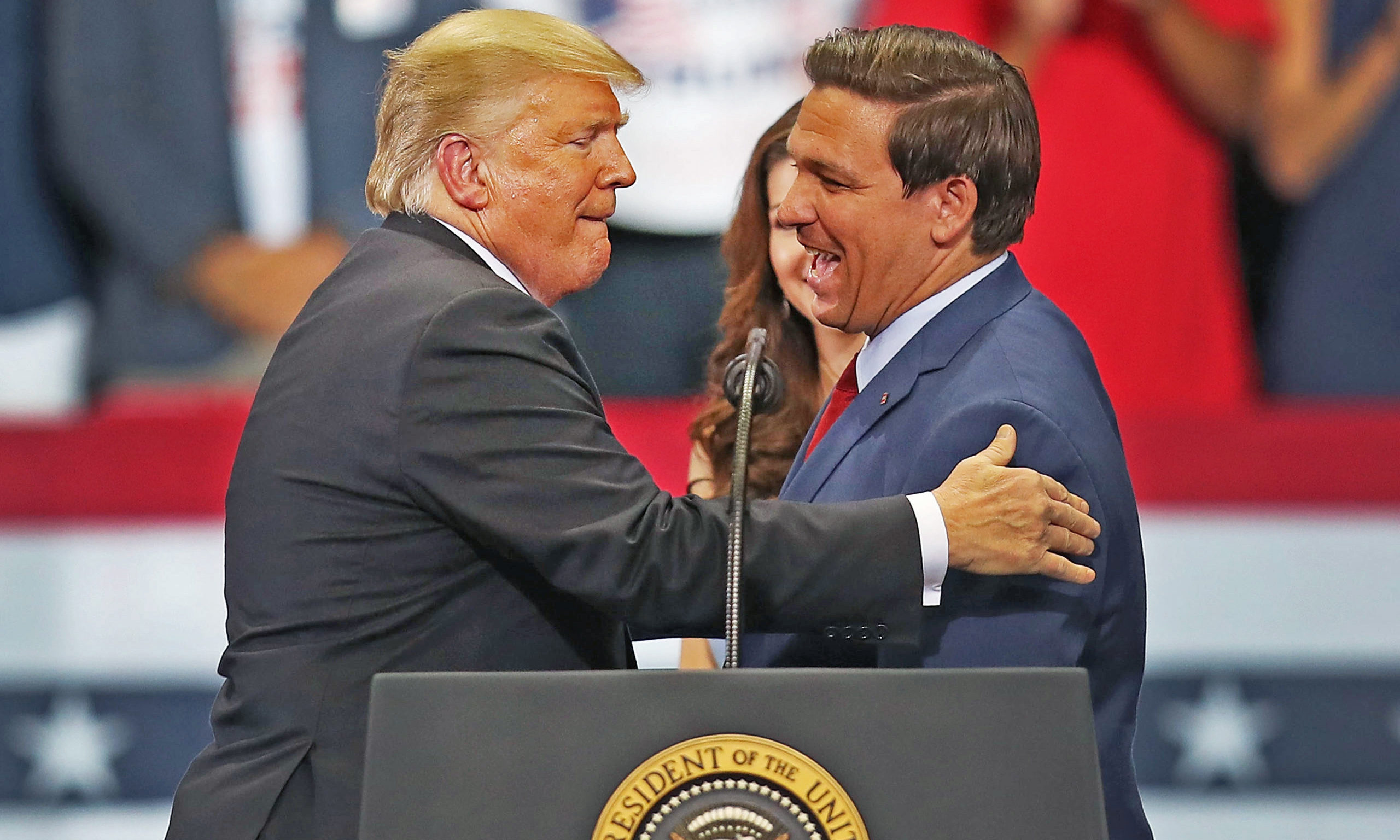 Who does Trumpism better? Credit: Getty.