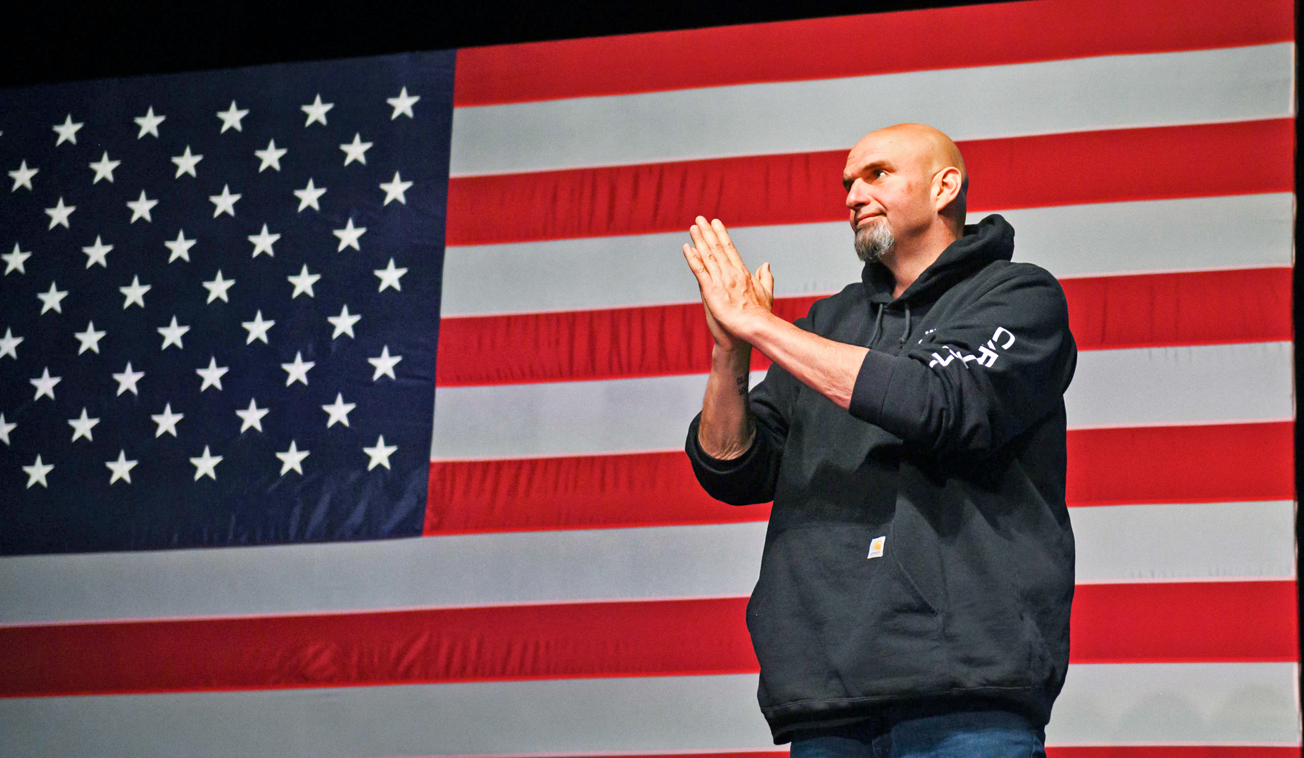 Newly-elected senator John Fetterman. Credit: Getty.