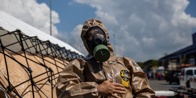 Were Russians working in Zaporizhzhya?