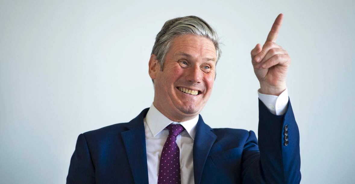 The Polyfilla Prime Minister. Credit: Getty