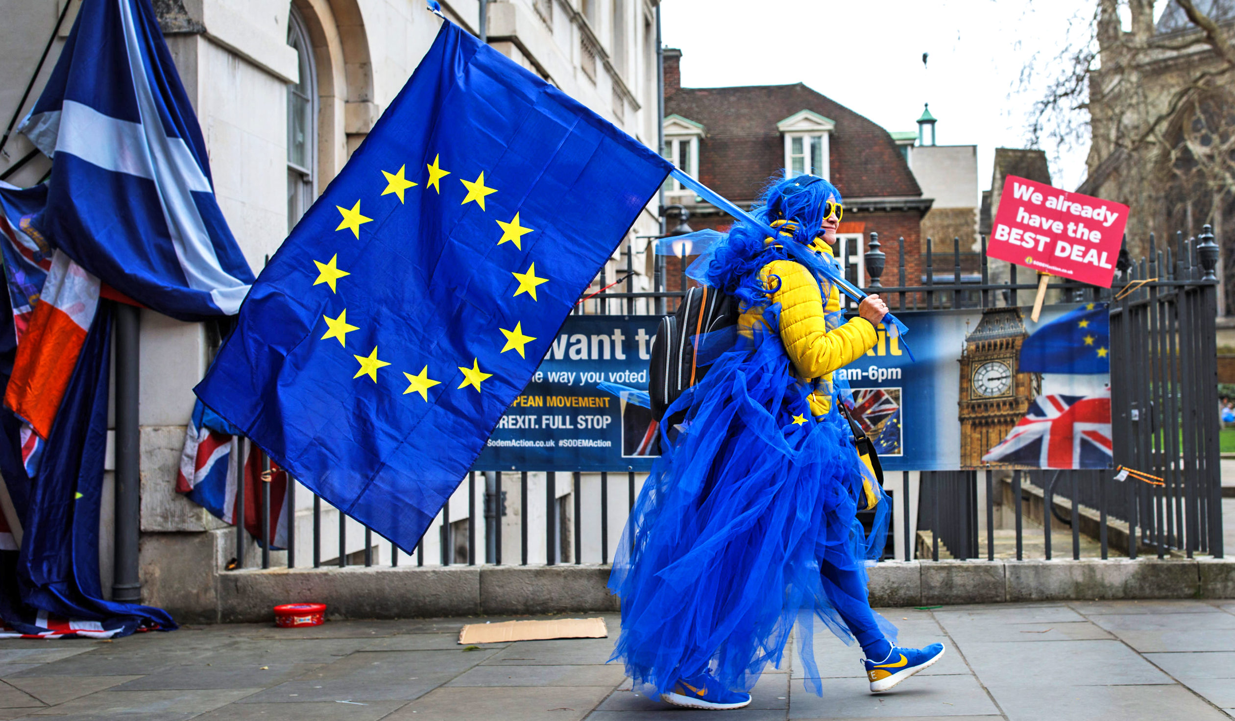 The EU area's projected growth in 2027 is worse than Britain's. Credit: Getty