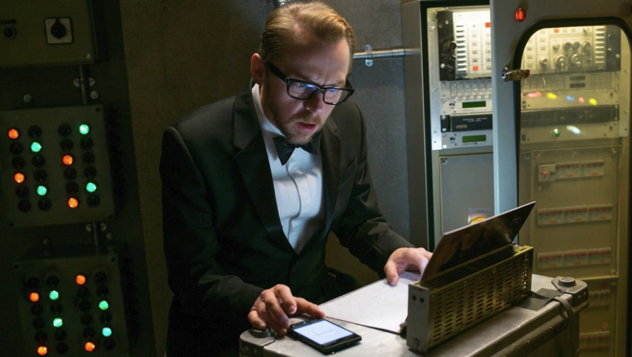 Despite his fondness for nerdy characters, Simon Pegg is no fan of maths