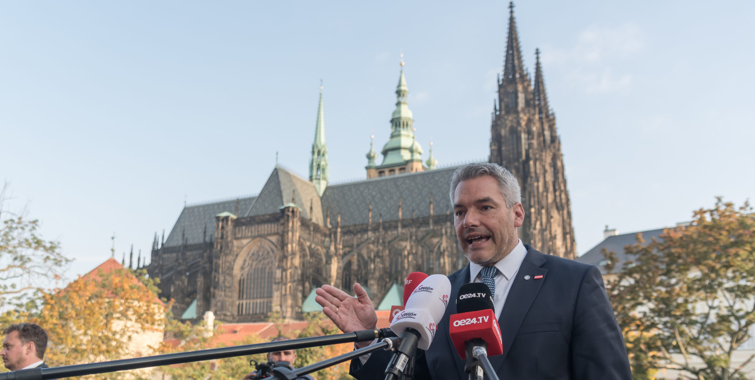 Chancellor of Austria Karl Nehammer. Credit: Getty