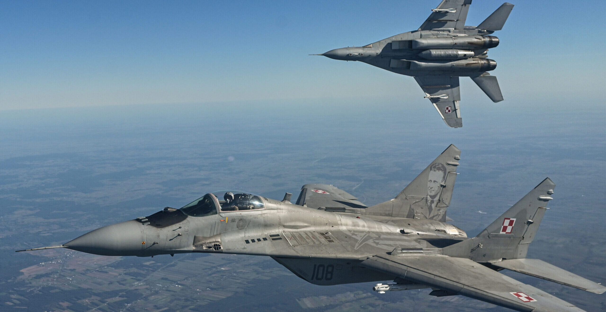 Polish MIG-29 fighter jets  take part in a NATO exercise last year. Credit: Getty