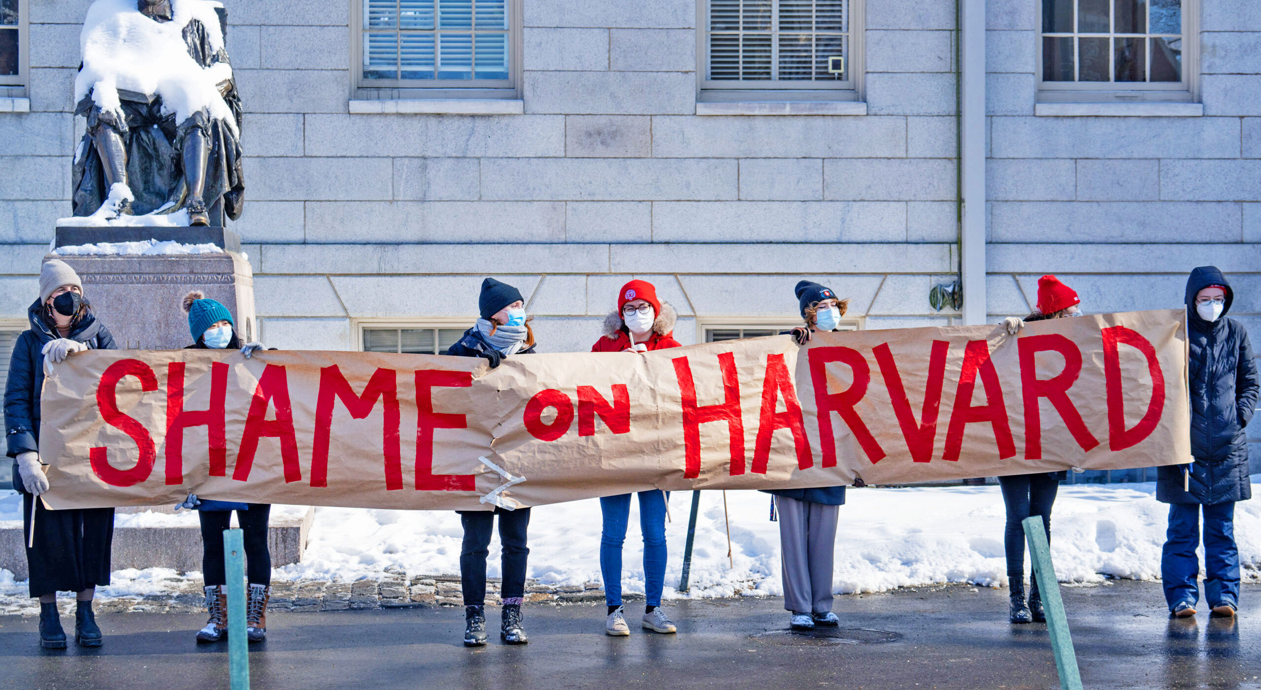 Harvard topped the chart for most sanctions and sanction attempts. Credit: Getty
