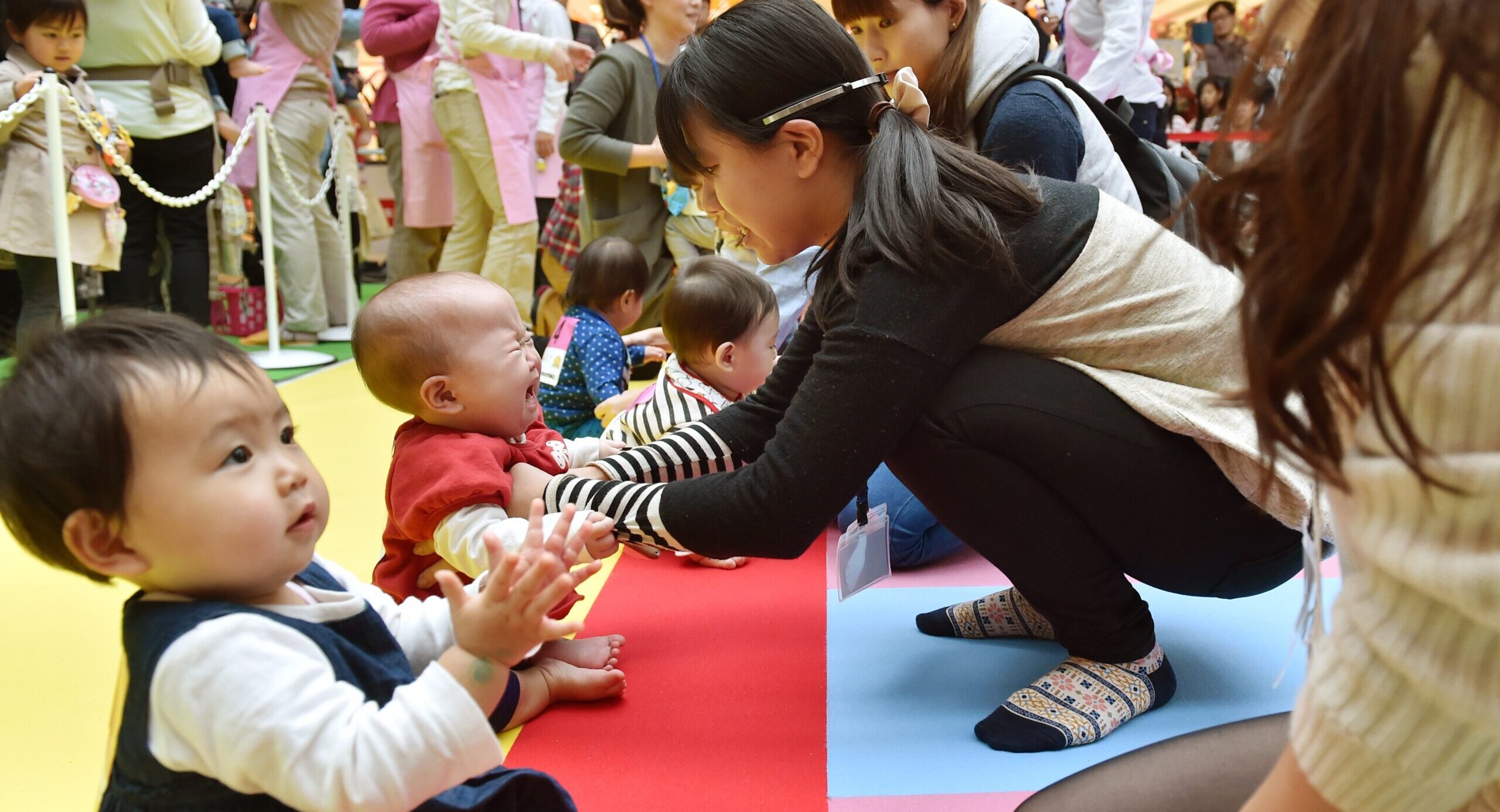 Despite a falling population in Japan, certain areas have increased birth rates. Credit: Getty