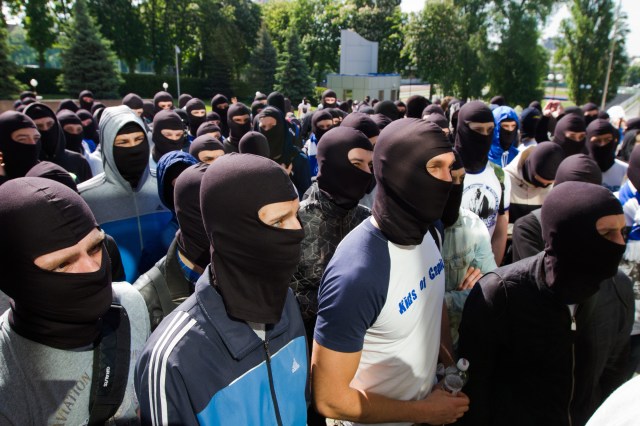 The football hooligans fighting for Ukraine