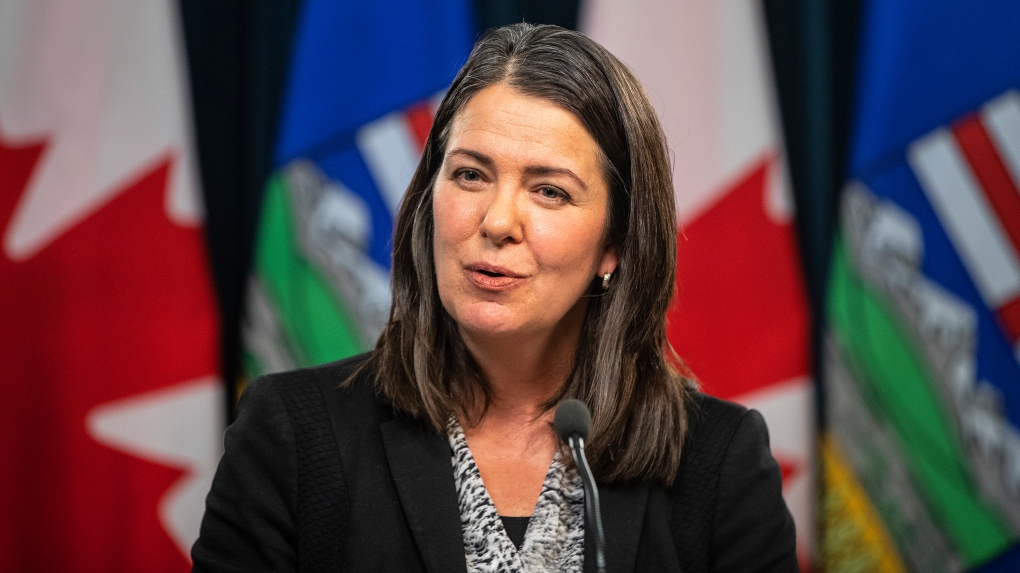 Alberta premier Danielle Smith. Credit: Canadian Press/Jason Franson