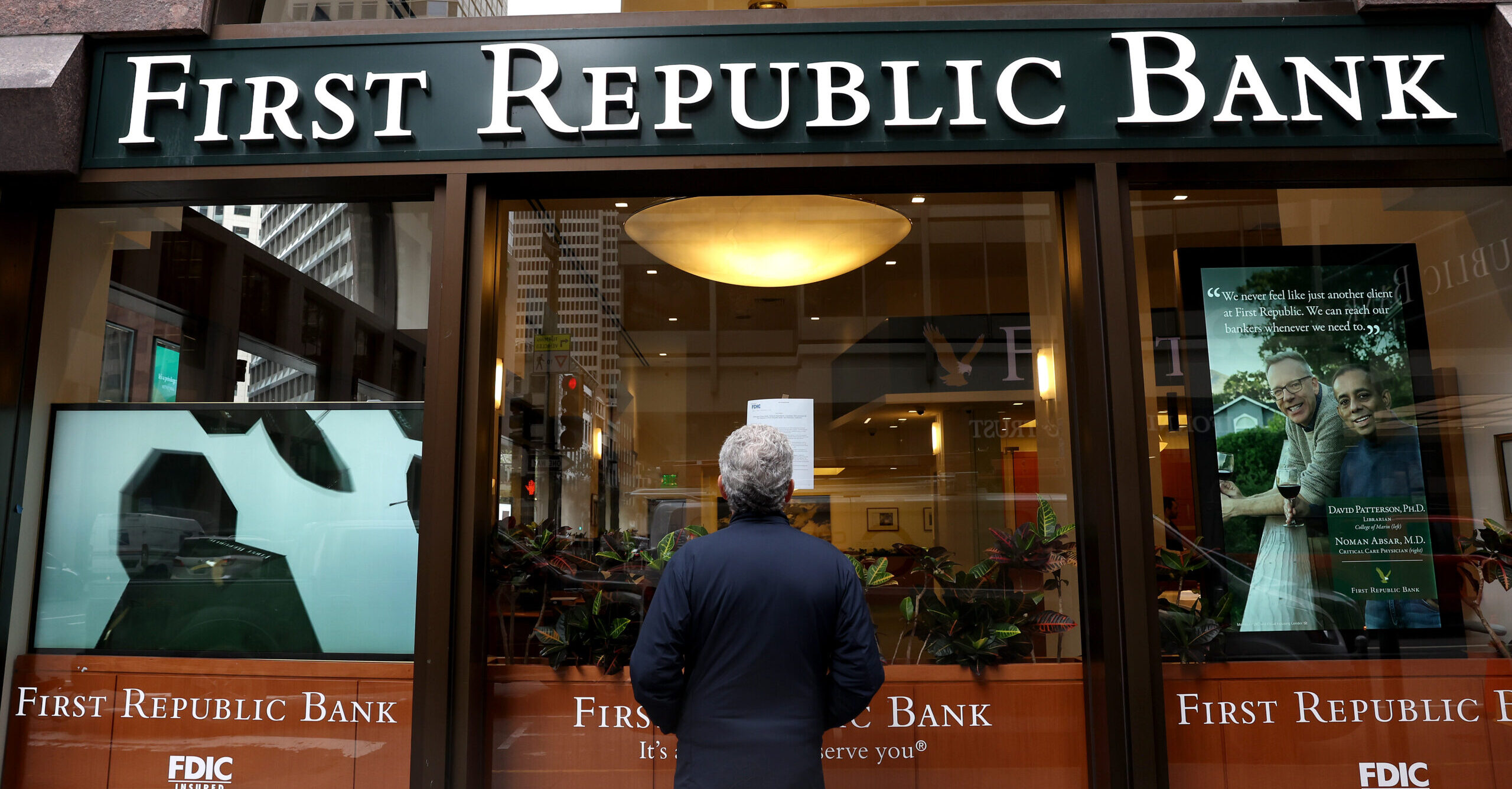 First Republic Bank was bailed out by JP Morgan this week. Credit: Getty