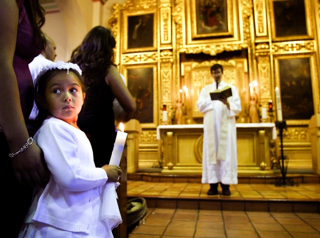 This religion is not American enough. Credit: Carlos Chavez/Los Angeles Times via Getty Images