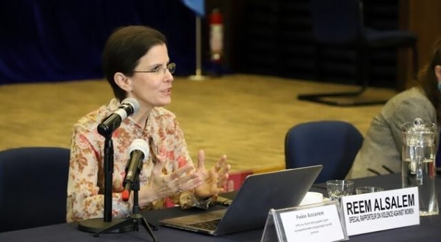 UN Special Rapporteur Reem Alsalem