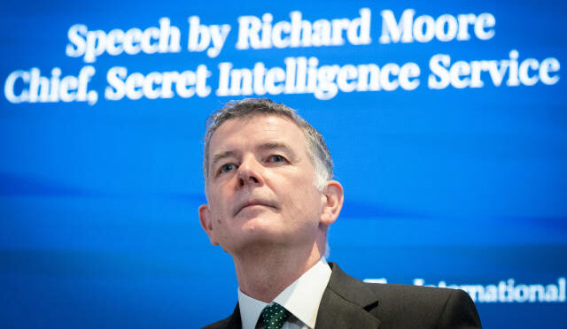 MI6 Chief Sir Richard Moore. Credit: Getty