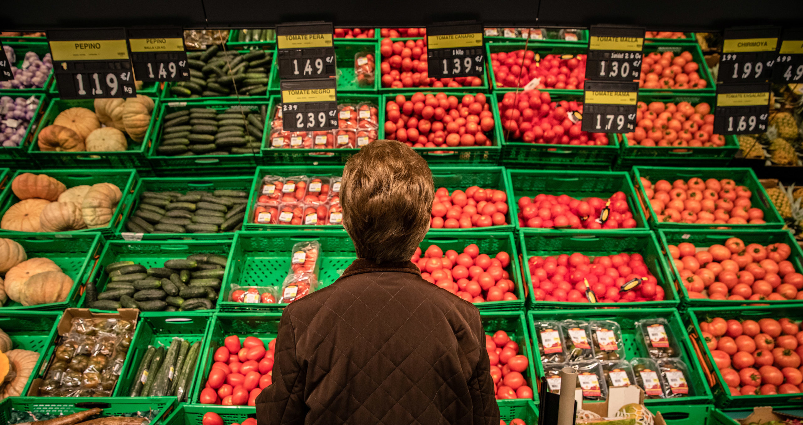 Food, food everywhere, and can't afford a bite. Credit: Getty