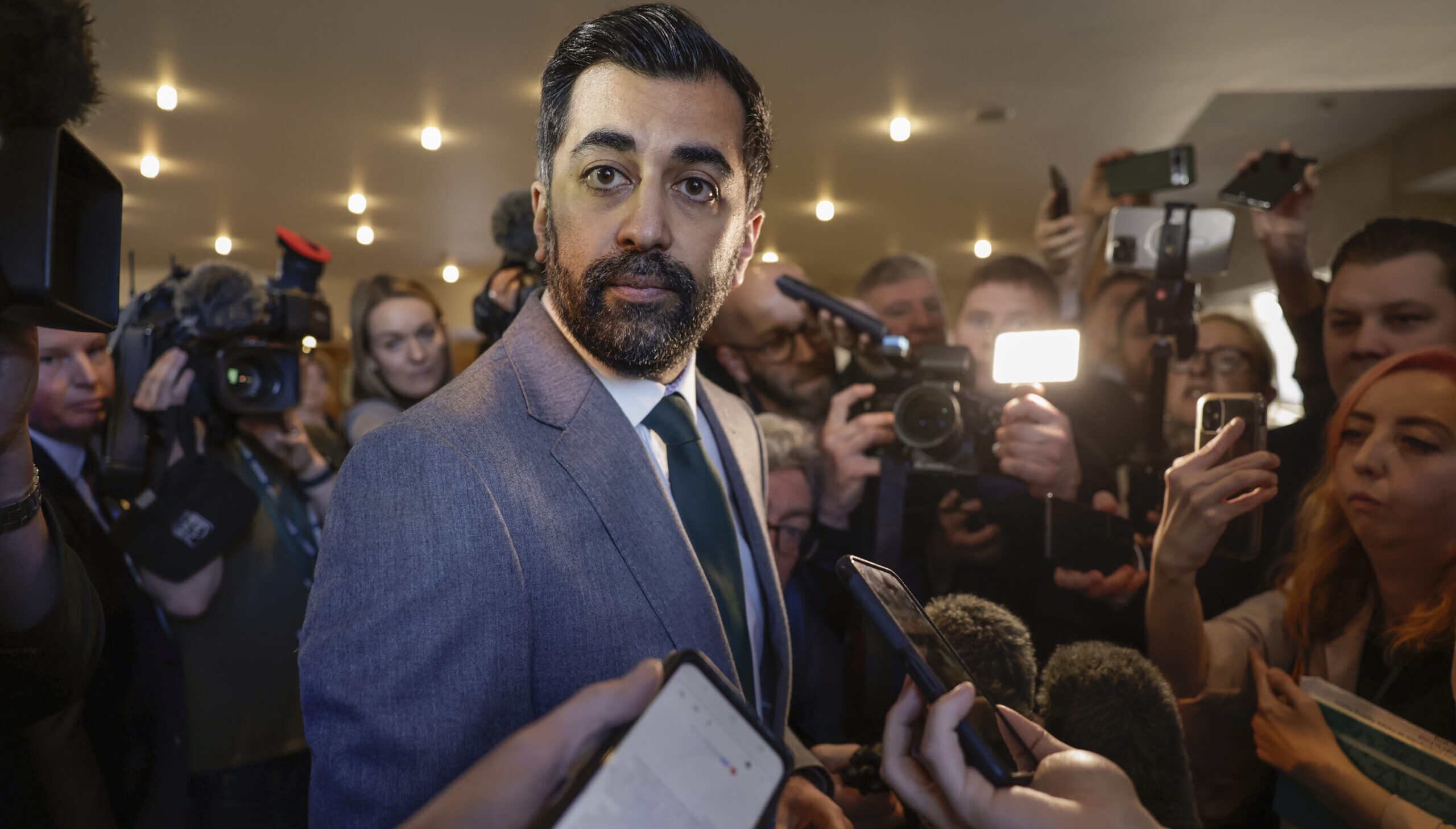 The Scottish press awaits Humza Yousaf's pronouncements on feminism. Credit: Getty