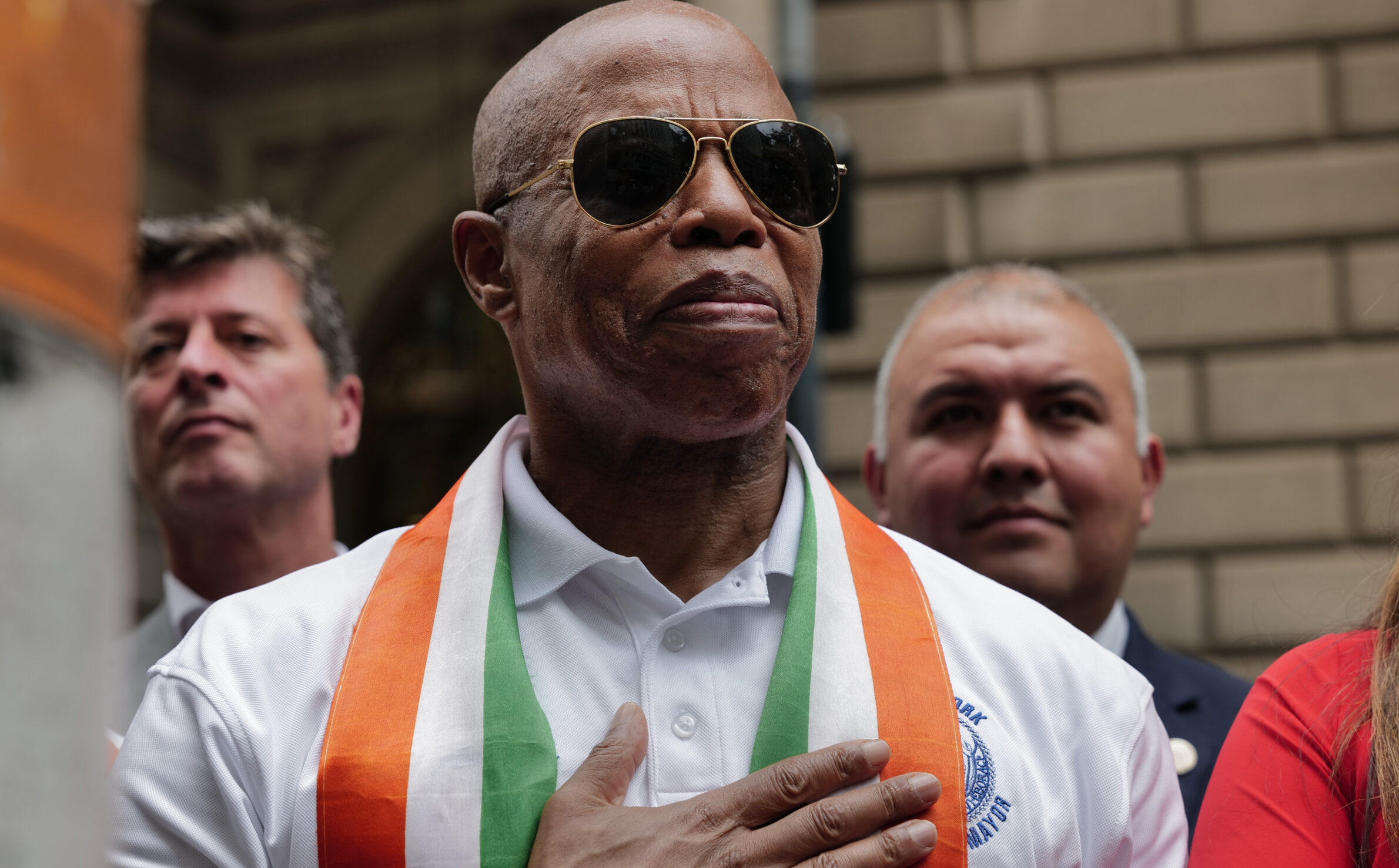 New York mayor Eric Adams described himself as 'Gandhi-like' Credit: Getty