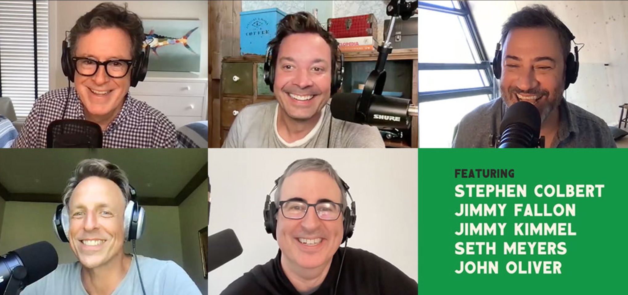 Spot the difference: late-night show edition. Credit: Twitter