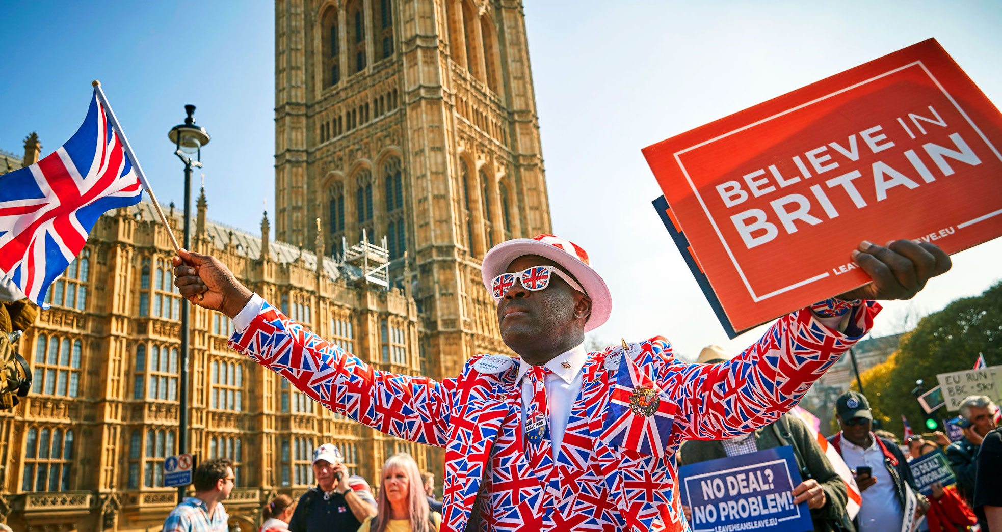 The UK is not lumbered with a Brexit-wrecked economy. Credit: Getty