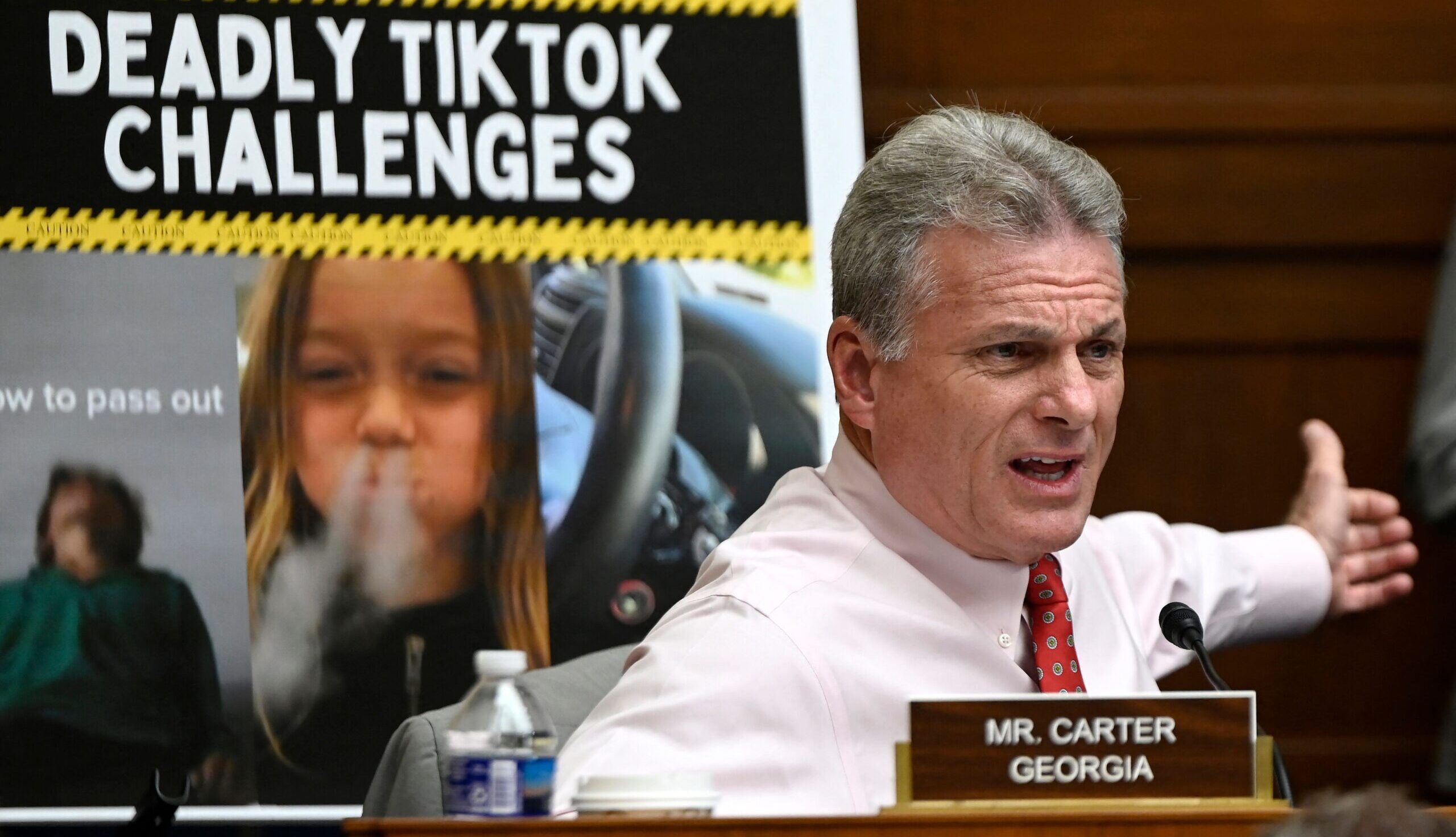 Georgia Representative Buddy Carter speaks about TikTok safeguarding in Washington DC in March. Credit: Getty