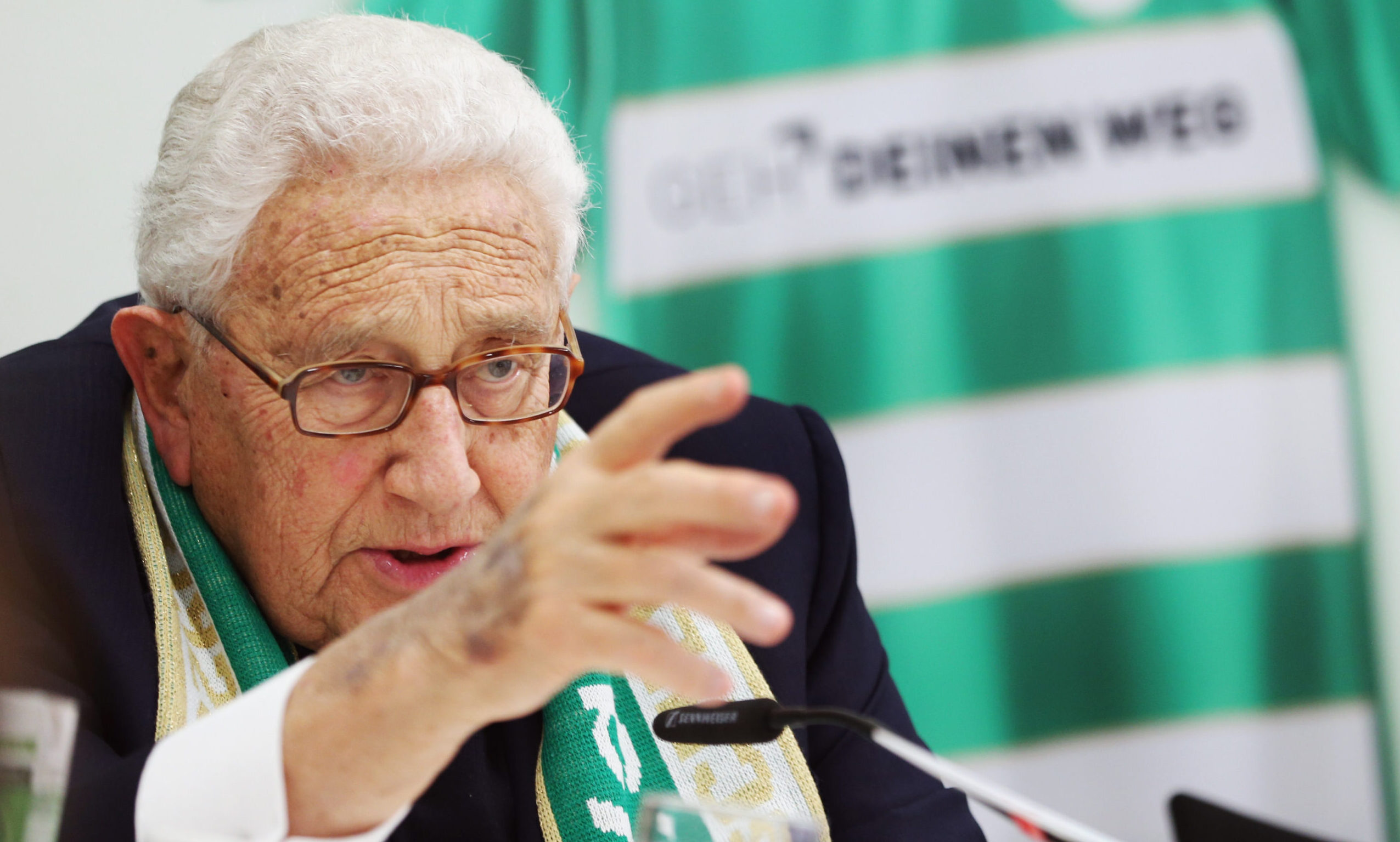 ‘Kissinger’s passion for football is a metaphor for his approach to foreign policy.’ Credit: Getty