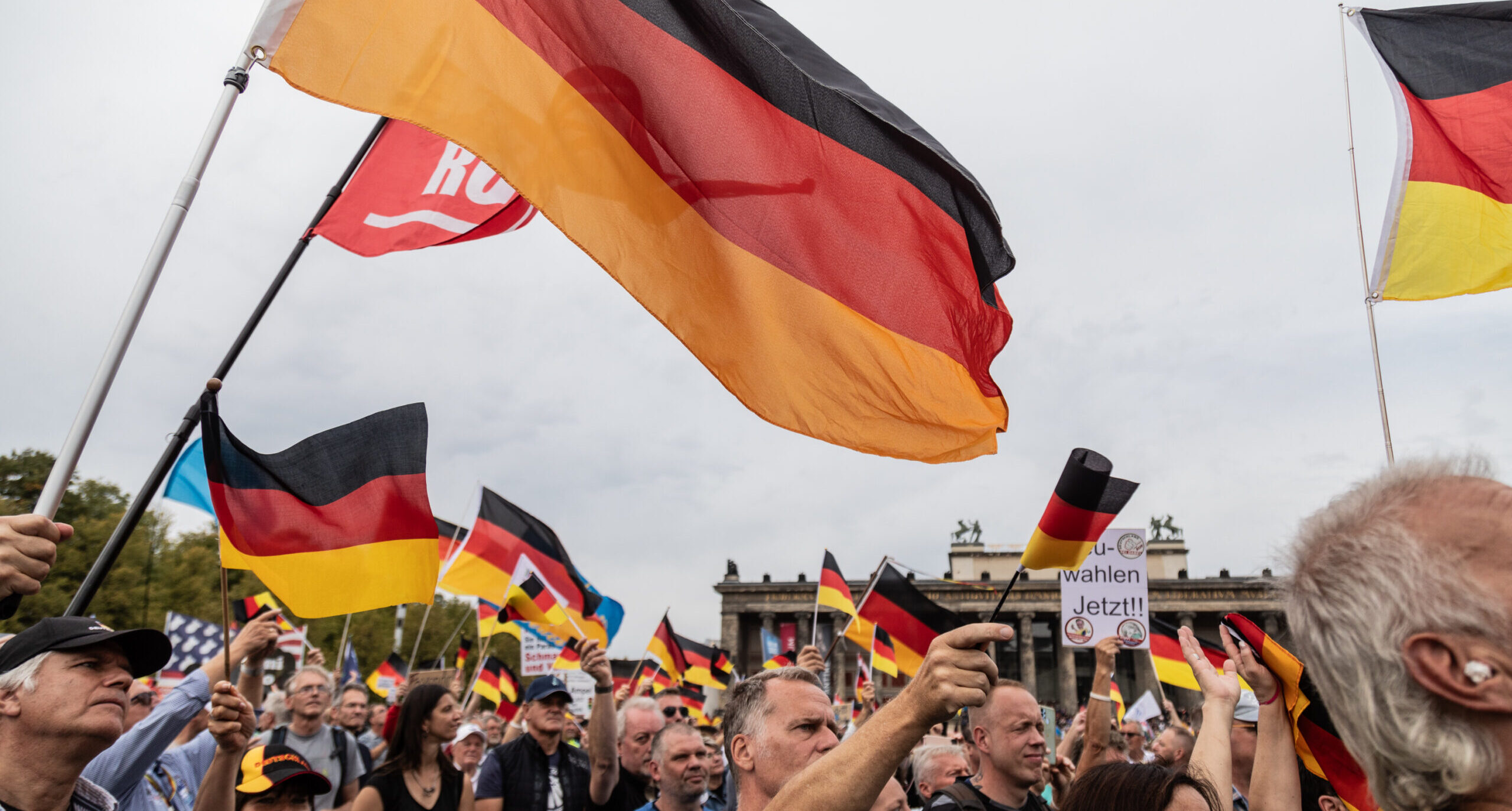 AfD supporters gather in Berlin earlier this year. Credit: Getty