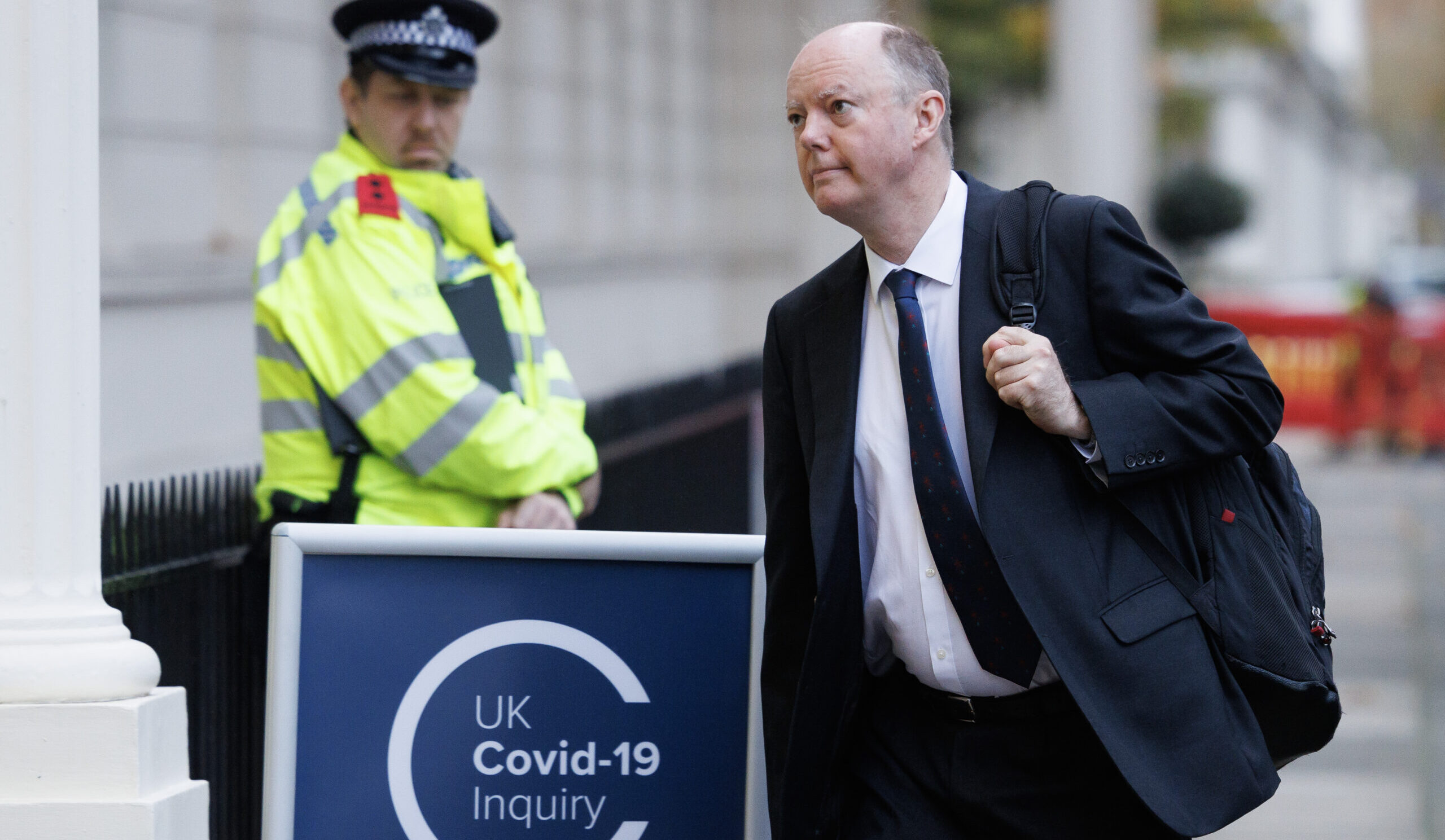 Chris Whitty enters the Covid Inquiry this week. Credit: Getty
