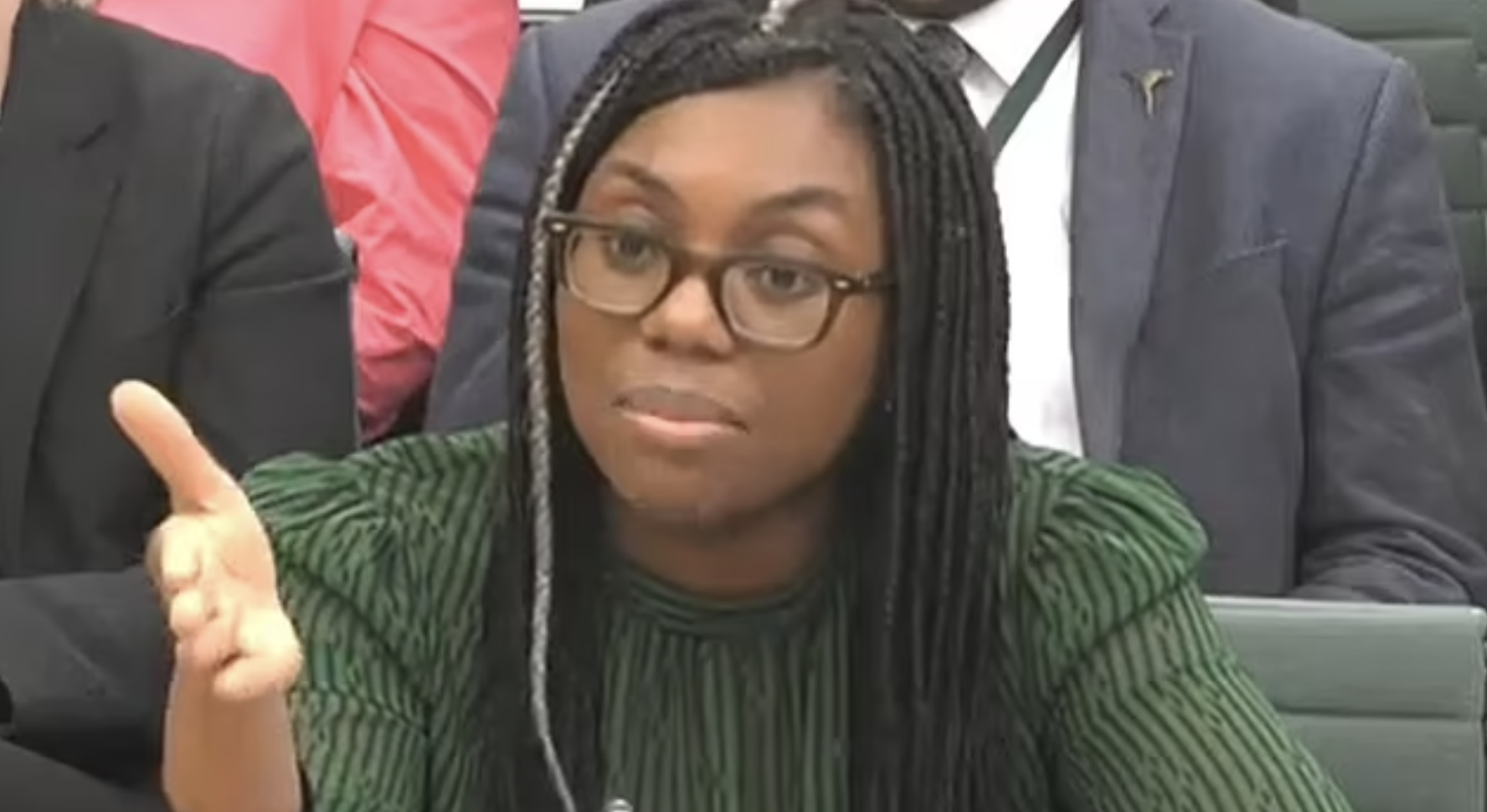 Kemi Badenoch said in the committee hearing: “We have to use facts in this room, we can’t just make stuff up”.