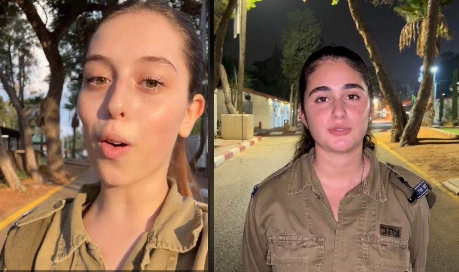 The IDF is waging a digital war. Credit: TikTok