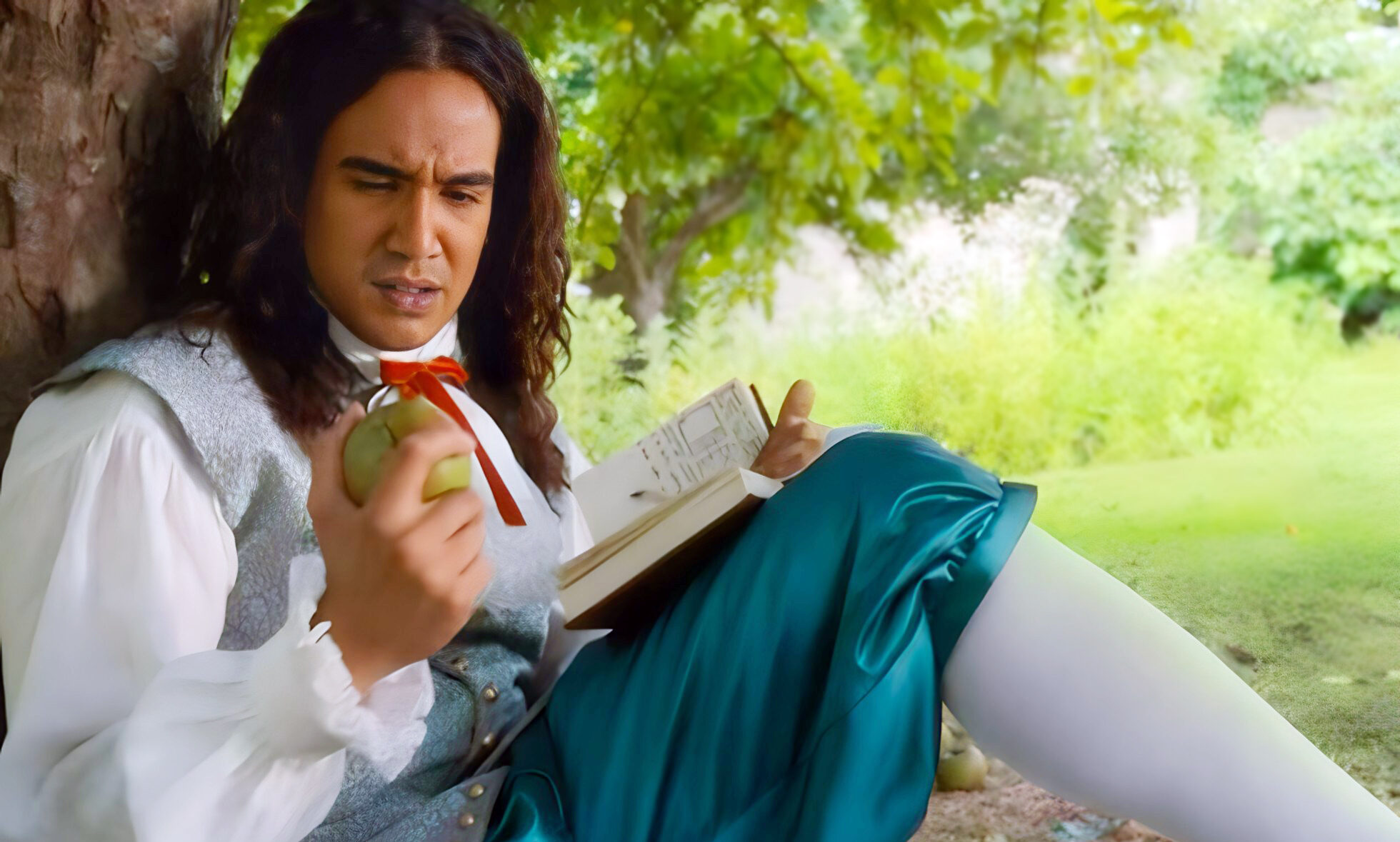 Isaac Newton as depicted by Doctor Who on Saturday night. Credit: Doctor Who/BBC