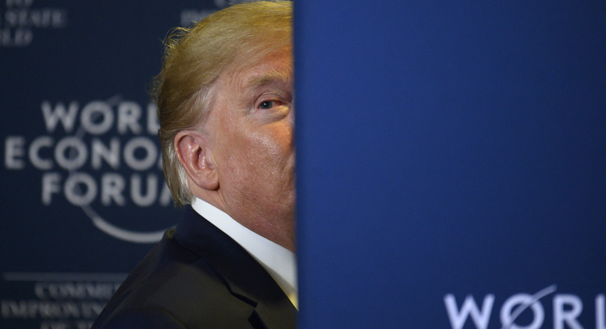 Can the Davos crowd get used to another Trump term? Credit: Getty