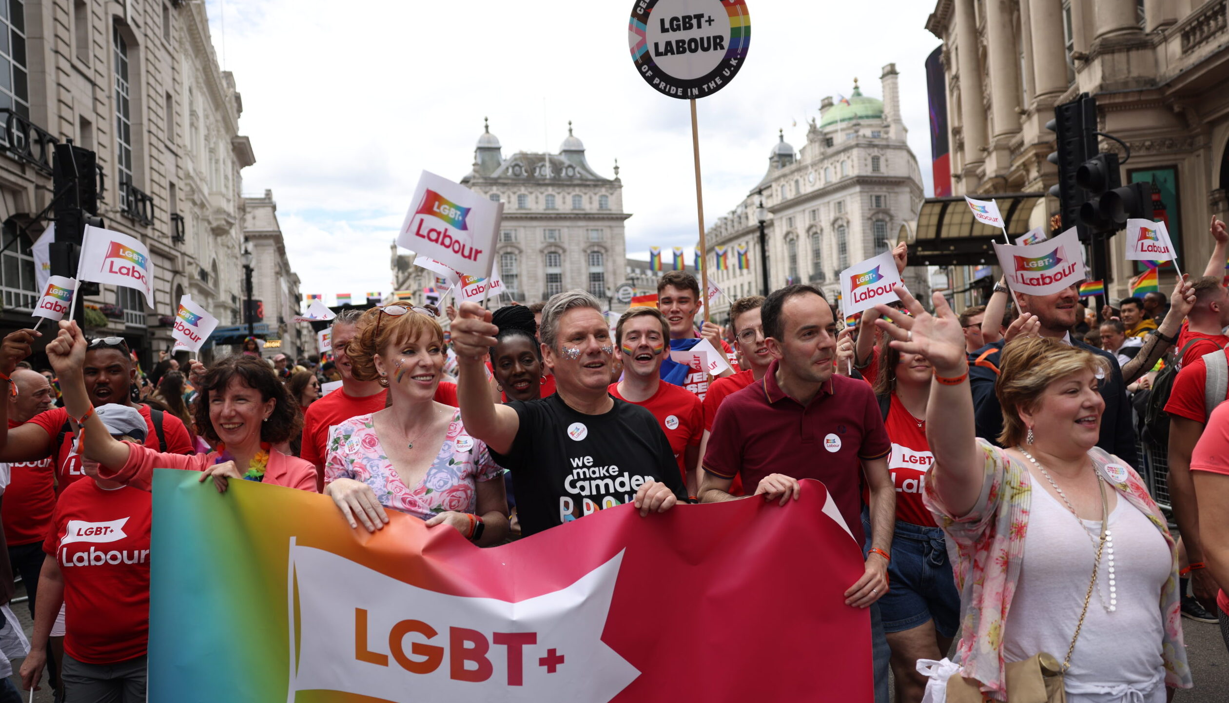 Keir Starmer and Anneliese Dodds recently met with the lobby group LGBT+ Labour. Credit: Getty