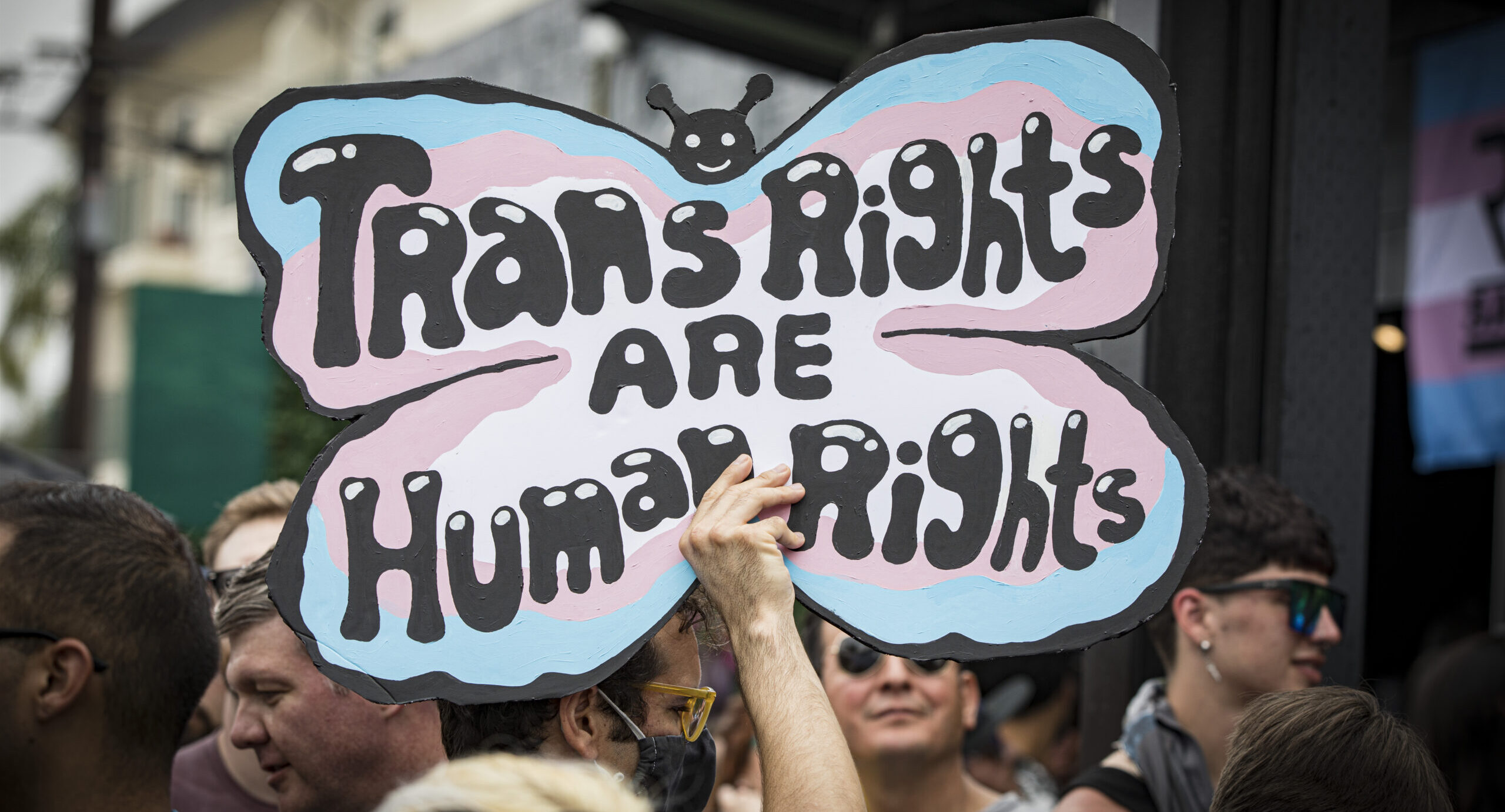 A trans rights march in California earlier this year. Credit: Getty
