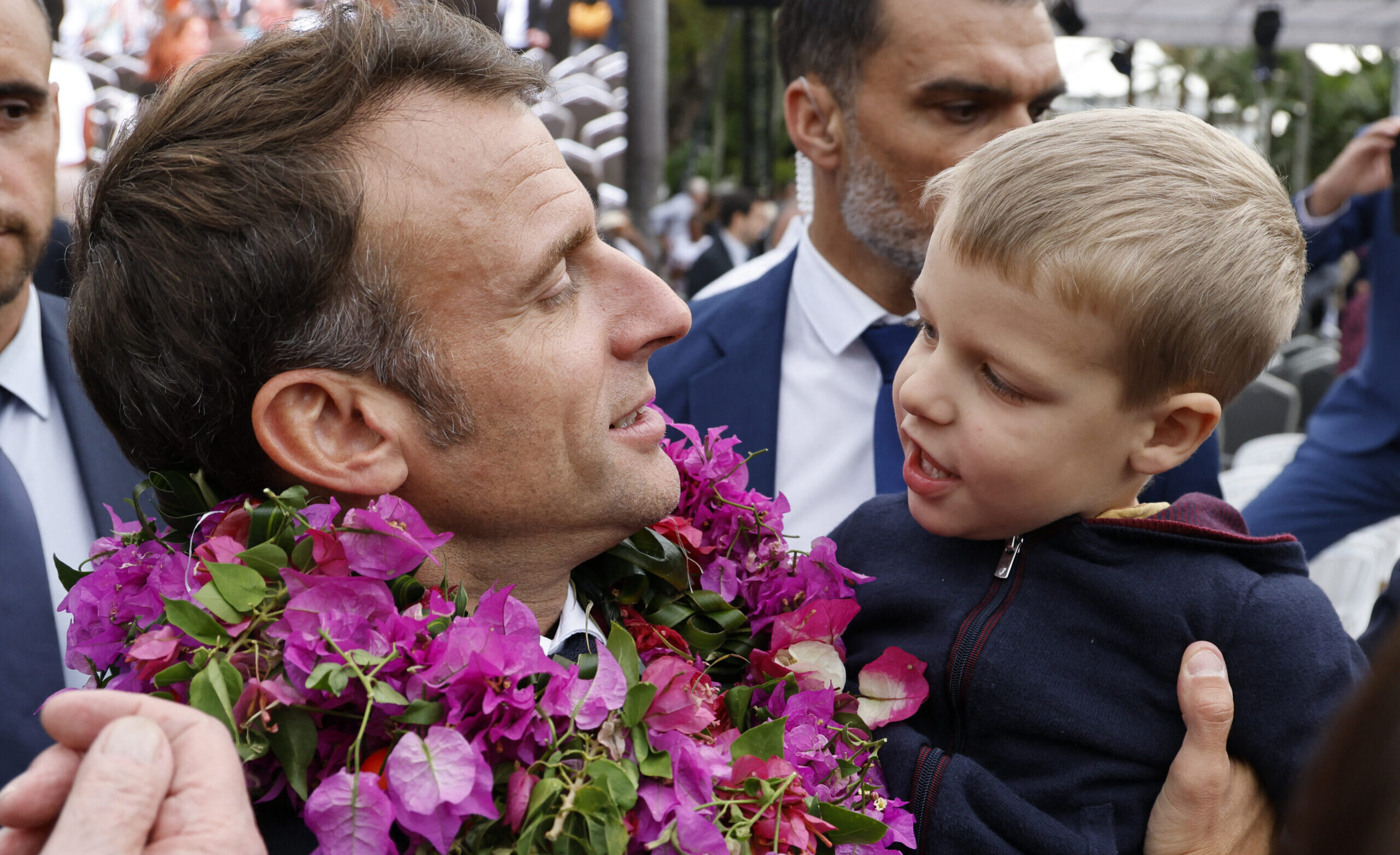 Emmanuel Macron is thinking about the future. Credit: Getty