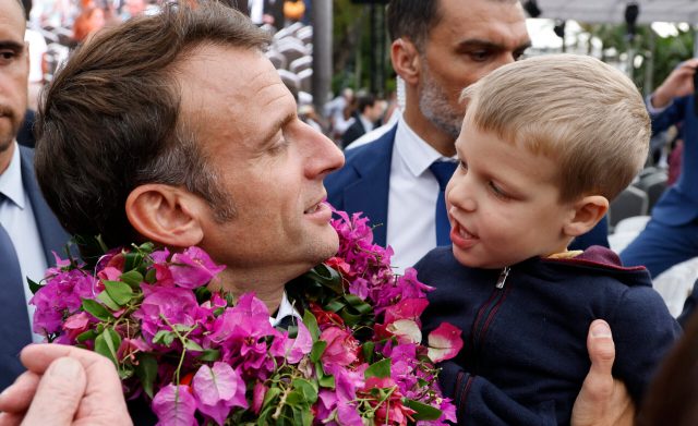 Emmanuel Macron is thinking about the future. Credit: Getty