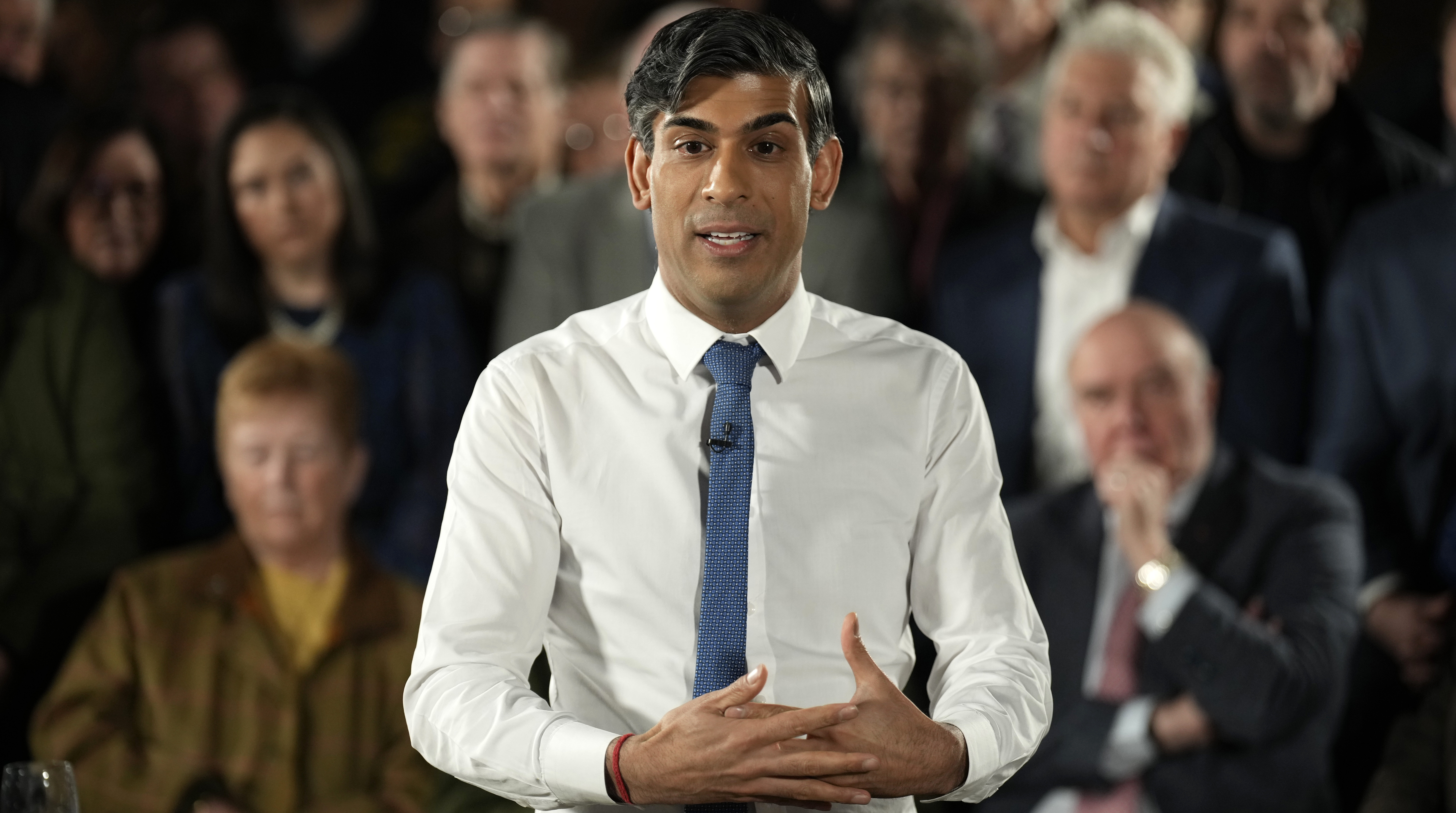 All eyes on the PM. Credit: Getty
