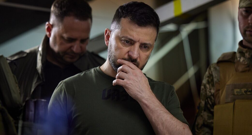 Volodymyr Zelenskyy ponders his next reshuffle. Credit: Getty