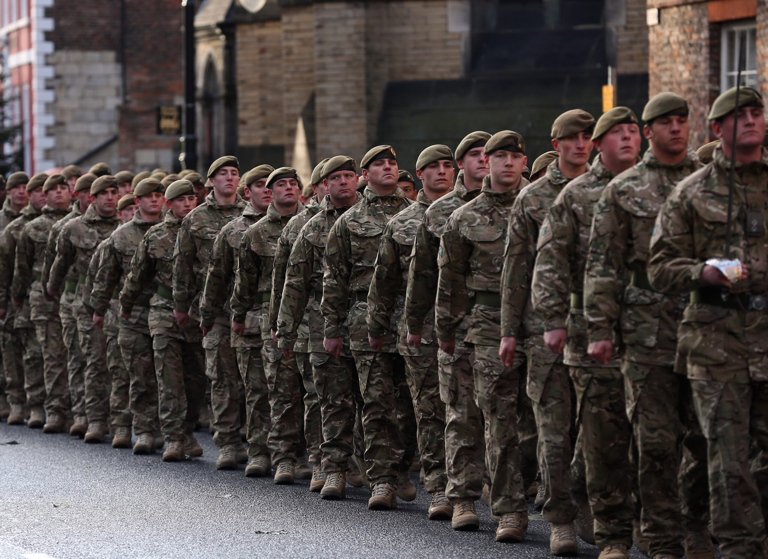 The British Army is currently 7,500 short of its manpower requirements. Credit: Getty