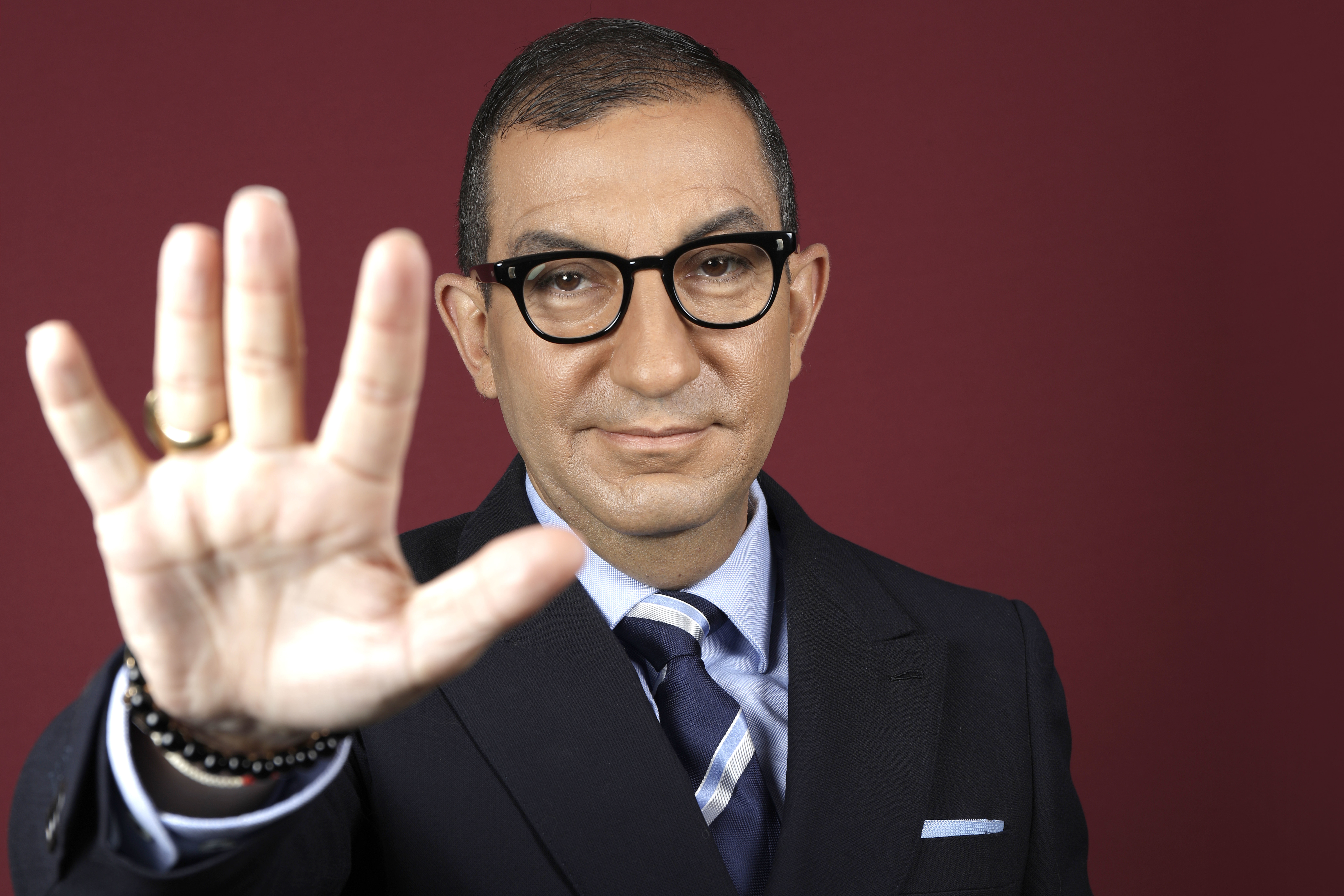 Playboy pin-up and Right-wing polemicist Jean Messiha. Credit: Getty