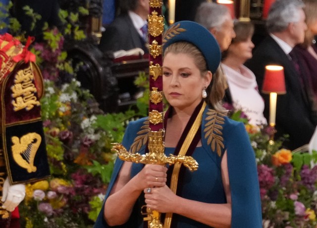 'Cynics may sneer that the chief argument in her favour is that she looked good carrying a sword.' (VICTORIA JONES/POOL/AFP via Getty Images)