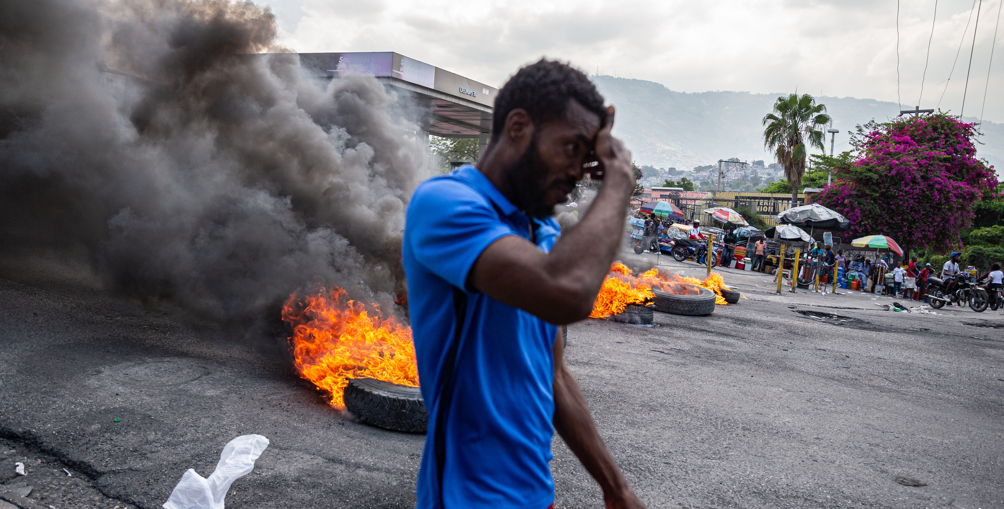 Chaos in Haiti has caused a proliferation of false stories. Credit: Getty