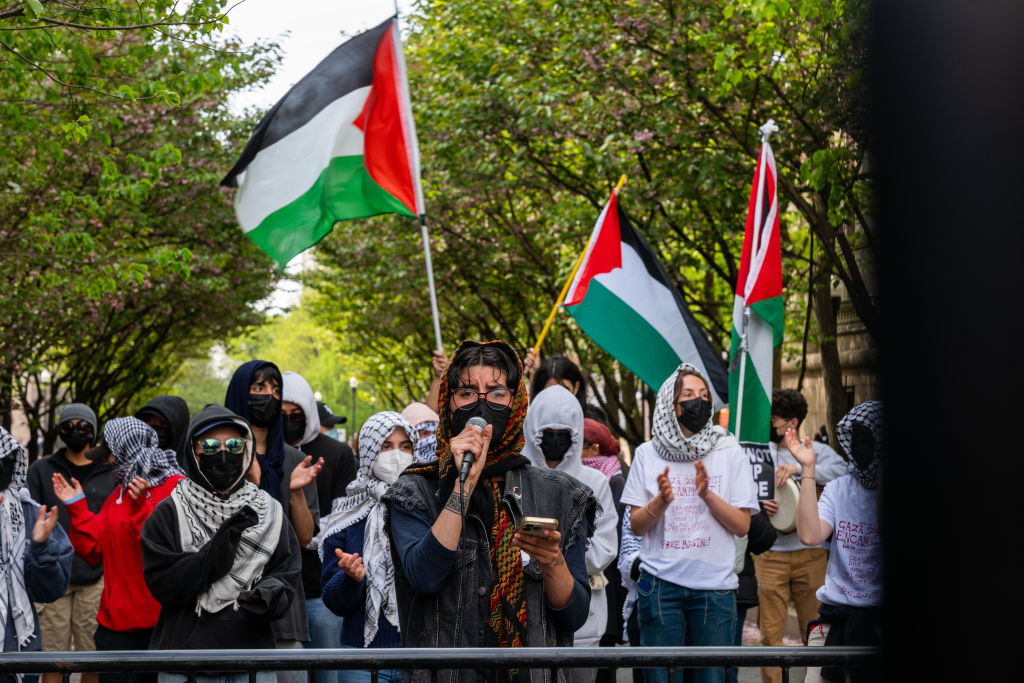Palestine is getting a disproportionate amount of student support.
Photo: Getty